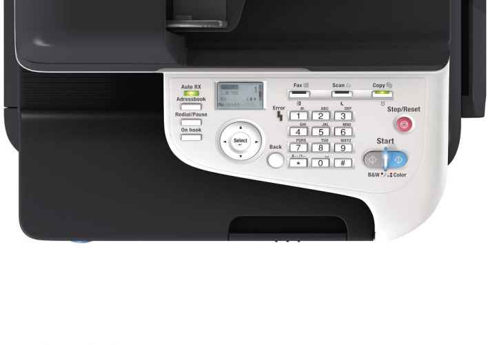 Konica Minolta bizhub C3110 Multifunktions-Farbkopierer, Netzwerkdrucker, Scanner, Fax